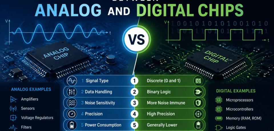 7 Key Differences Between Analog And Digital Chips 7 Key Differences Between Analog And Digital Chips