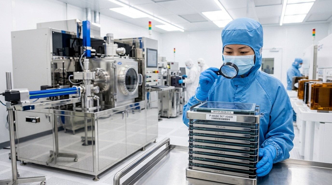 photomask set fabrication for custom chip manufacturing lead time