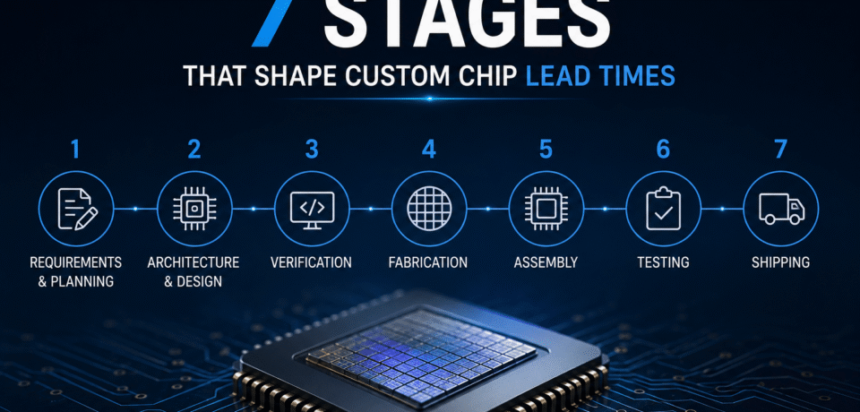 7 stages that shape custom chip lead times 7 stages that shape custom chip lead times