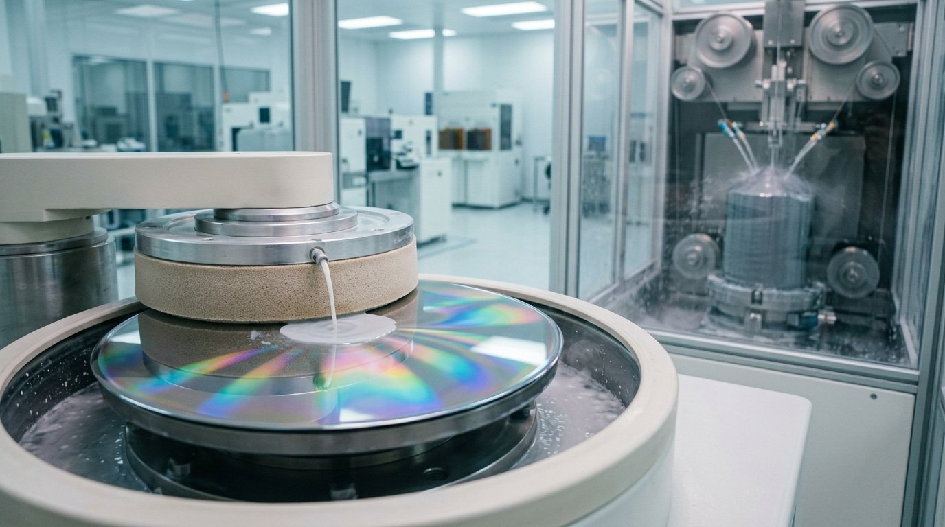how electronic chips are made silicon wafer slicing and polishing