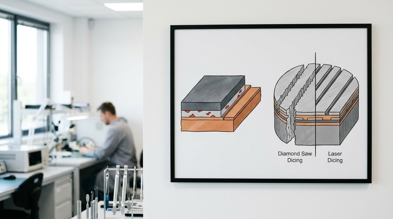die attach voiding and wafer dicing chipping in the chip packaging and assembly process