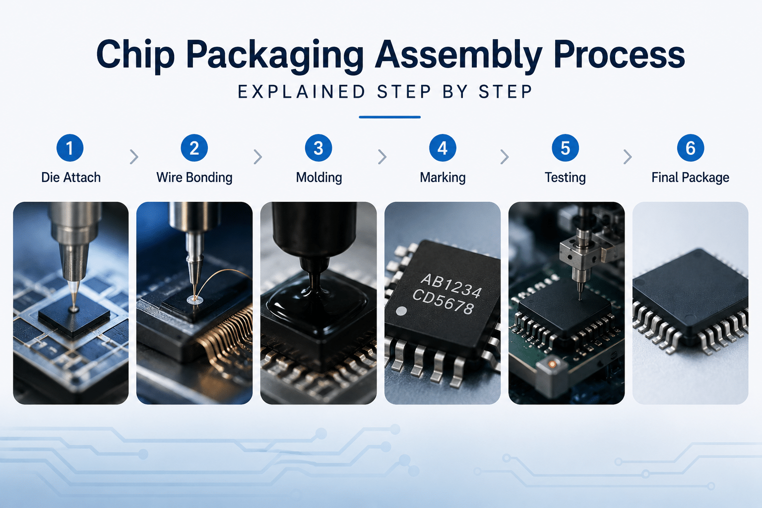 Chip Packaging Assembly Process Explained Step by Step