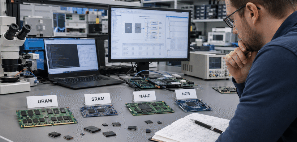 DRAM vs SRAM vs NAND vs NOR which memory should you use DRAM vs SRAM vs NAND vs NOR which memory should you use