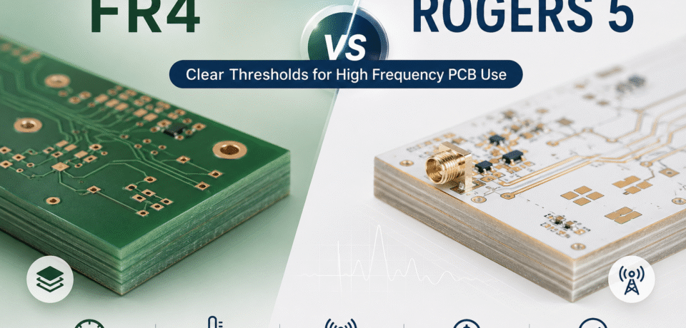 FR4 vs Rogers 5 Clear Thresholds for High Frequency PCB Use