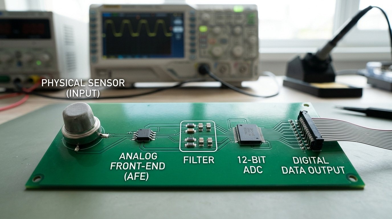 How Analog Devices applications of analog chips convert real-world signals to digital data