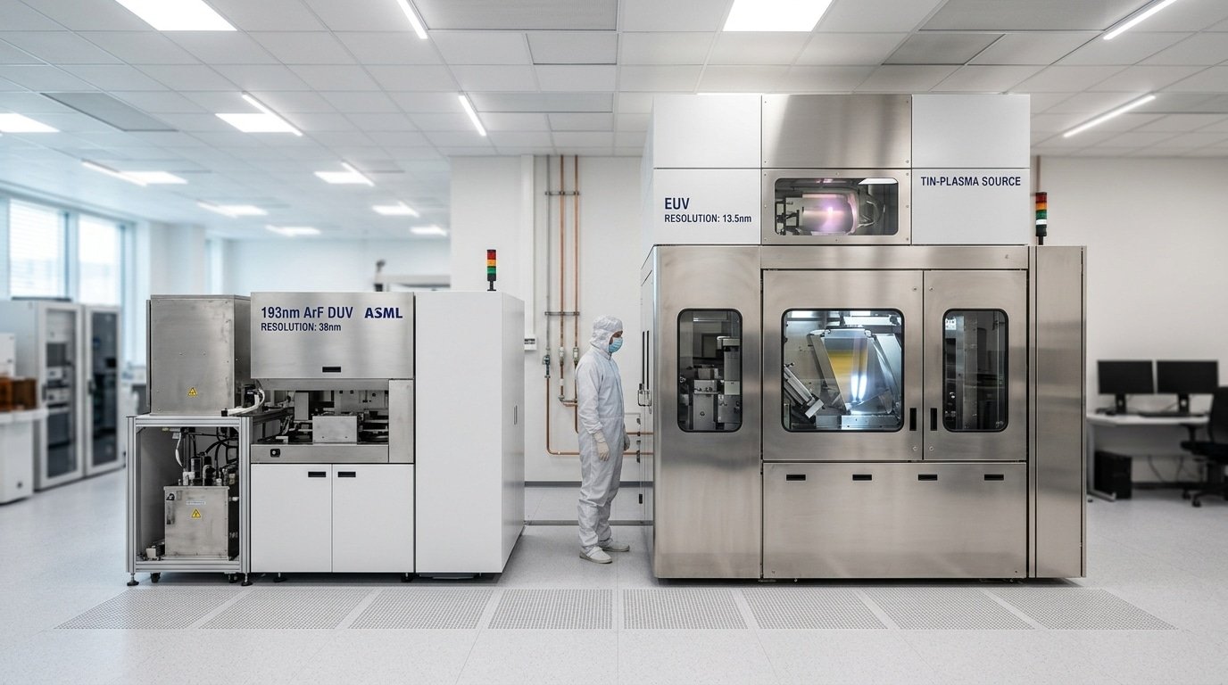 DUV immersion versus EUV lithography trade-offs in chip making