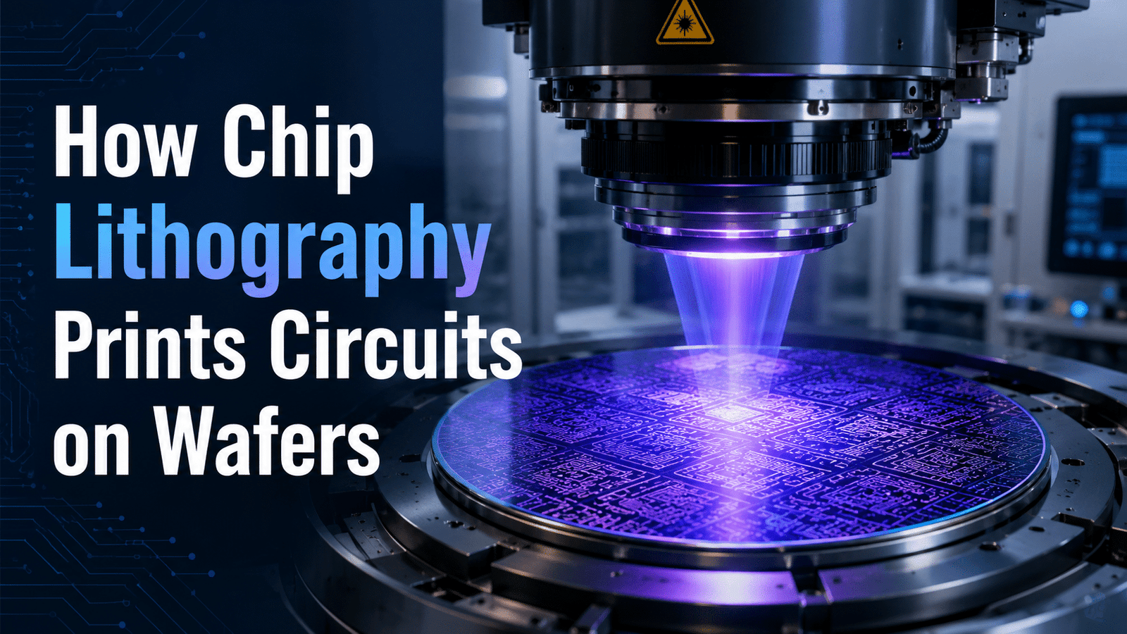 How Chip Lithography Prints Circuits on Wafers