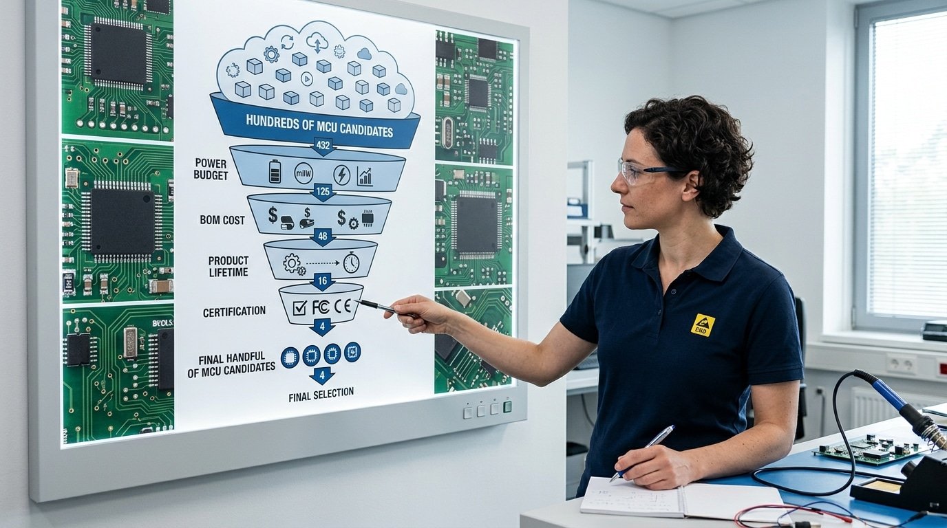 how to choose the right chip for embedded project using four product constraints