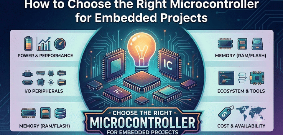 How to Choose the Right Microcontroller for Embedded Projects