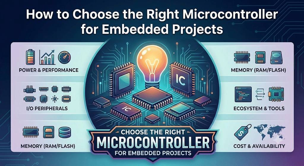 How to Choose the Right Microcontroller for Embedded Projects