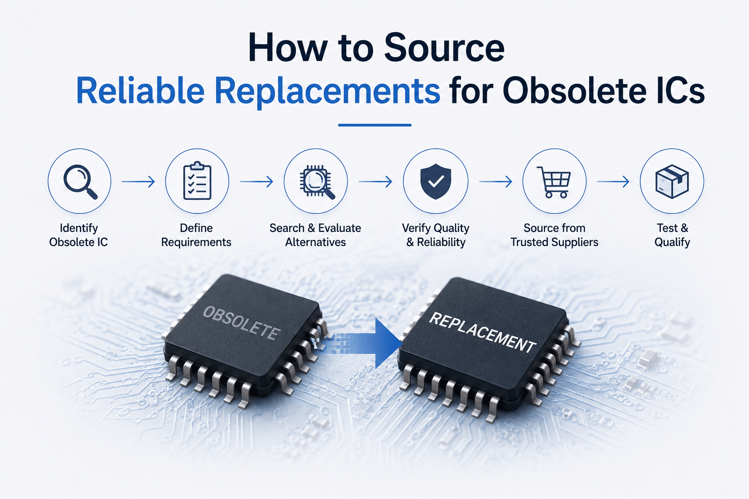 How to Source Reliable Replacements for Obsolete ICs