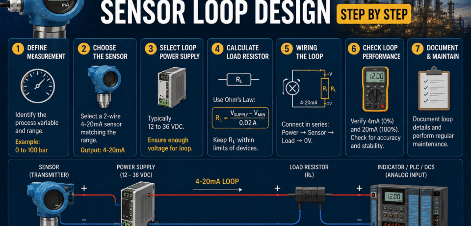 Industrial 4-20mA Sensor Loop Design Step by Step Industrial 4-20mA Sensor Loop Design Step by Step