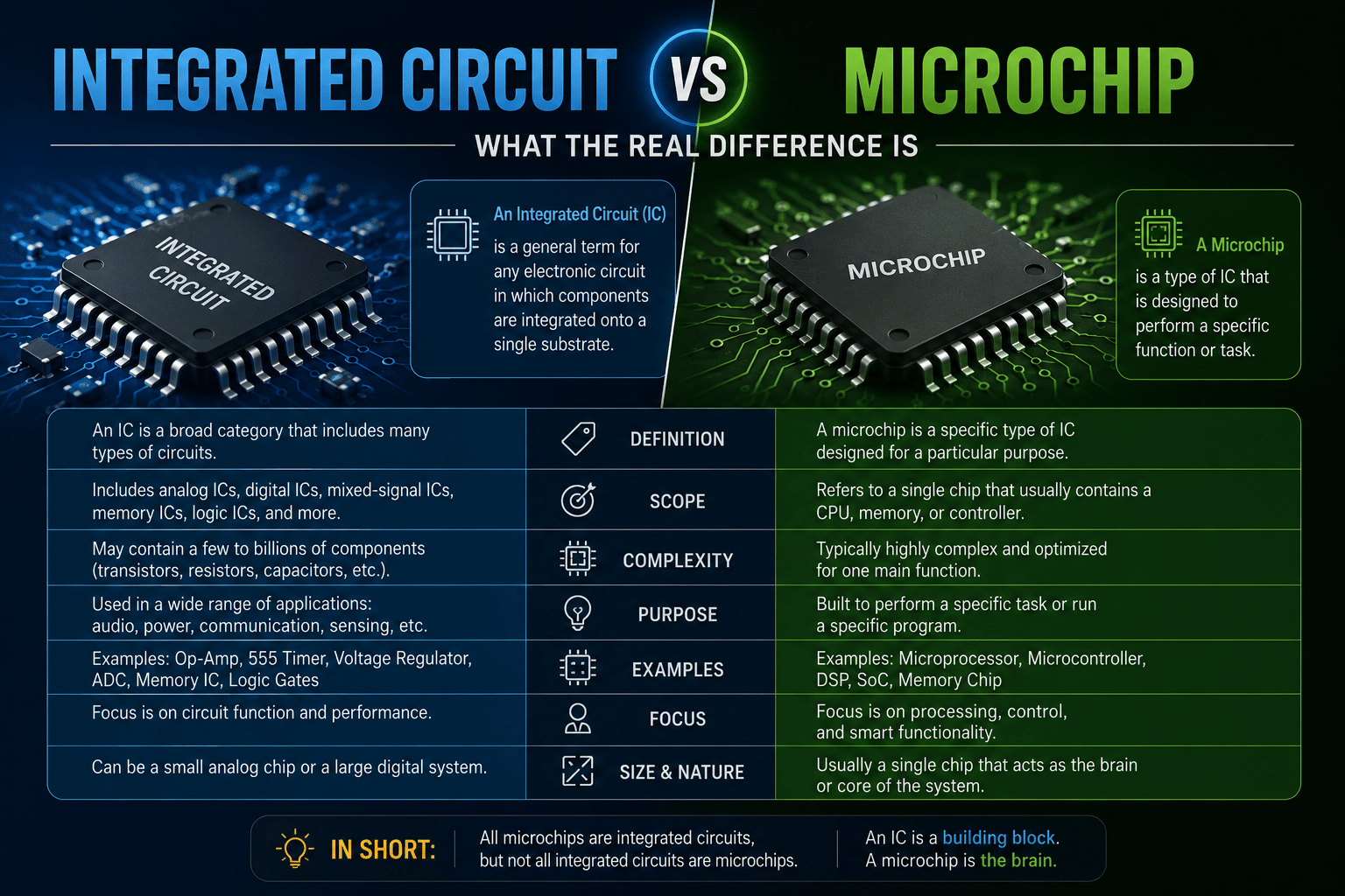Integrated Circuit vs Microchip What The Real Difference Is