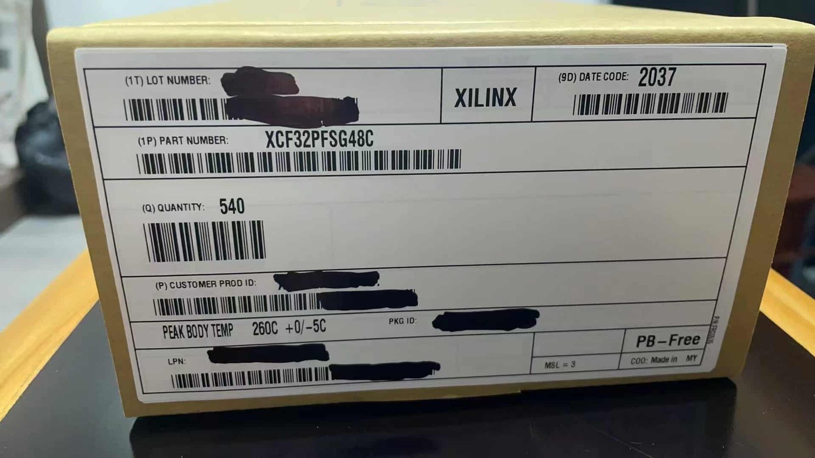 Electronic components securely packed for global delivery