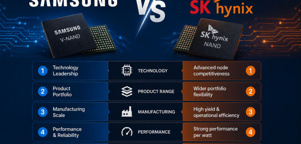 Samsung vs SK Hynix 5 Key Storage Chip Differences That Matter