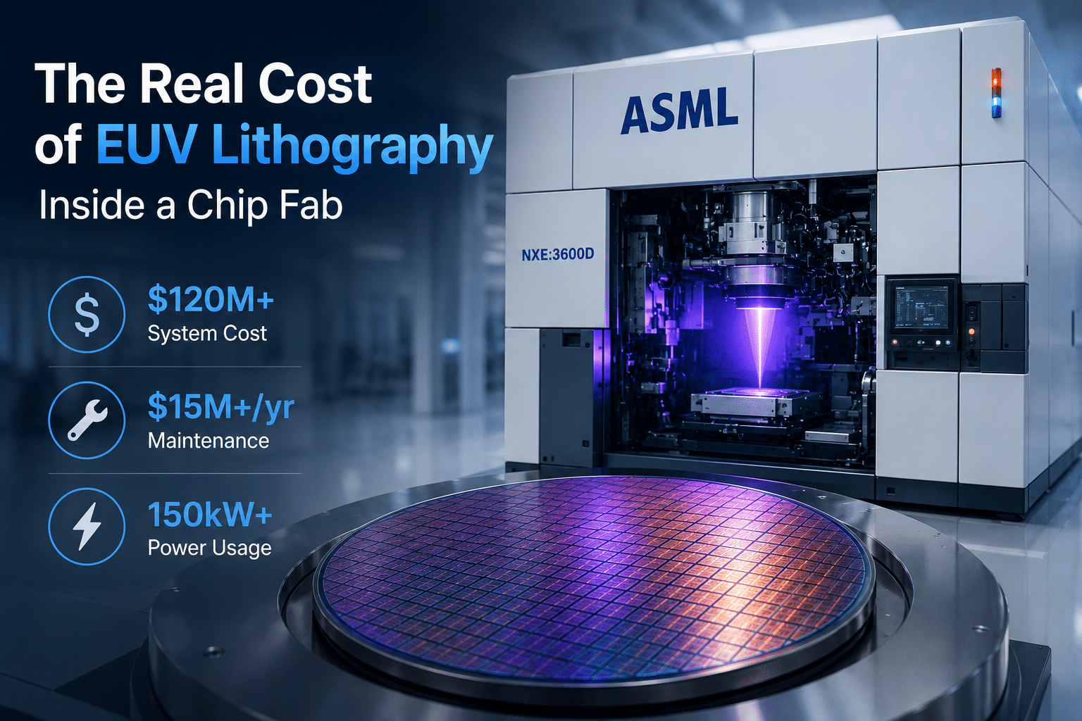The Real Cost of EUV Lithography Inside a Chip Fab