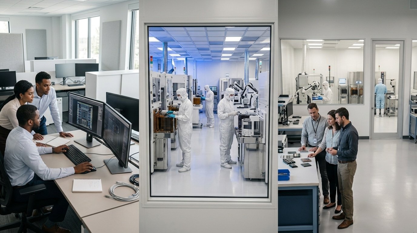 Fabless IDM foundry models comparison largest US chip manufacturer