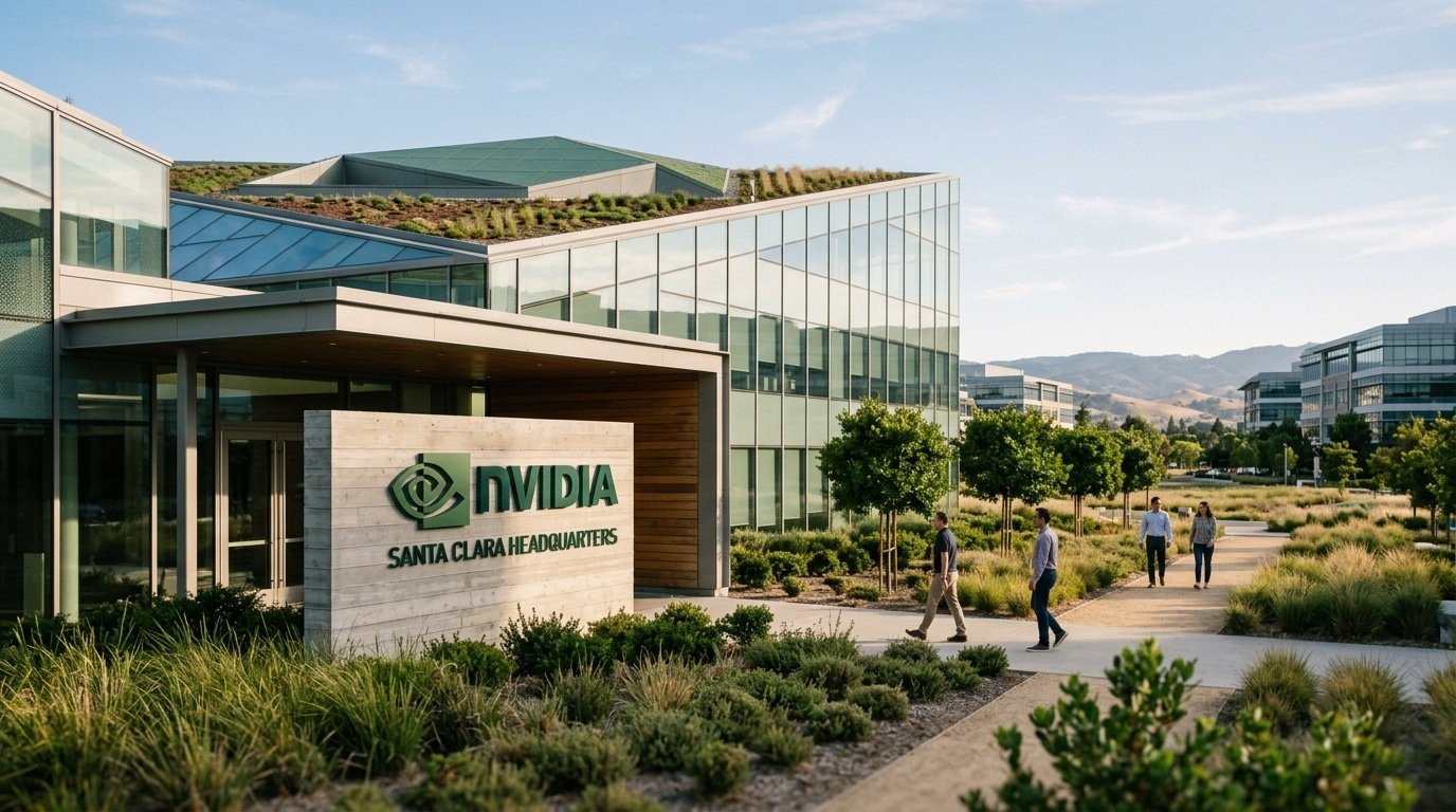 Nvidia headquarters Santa Clara largest US chip maker by revenue