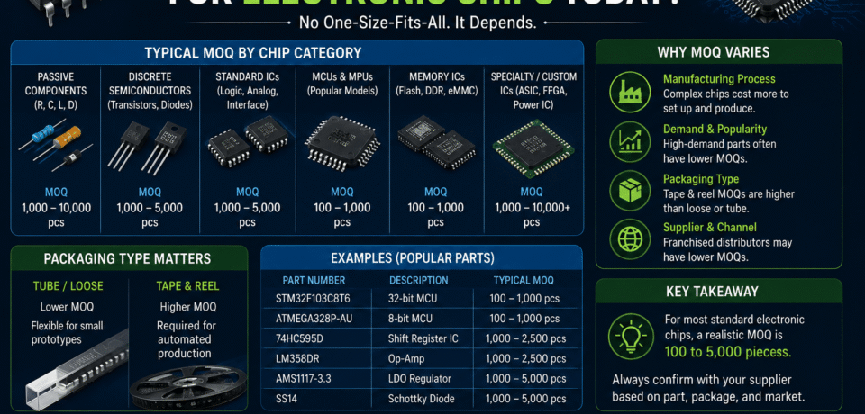 What Is A Realistic MOQ For Electronic Chips Today