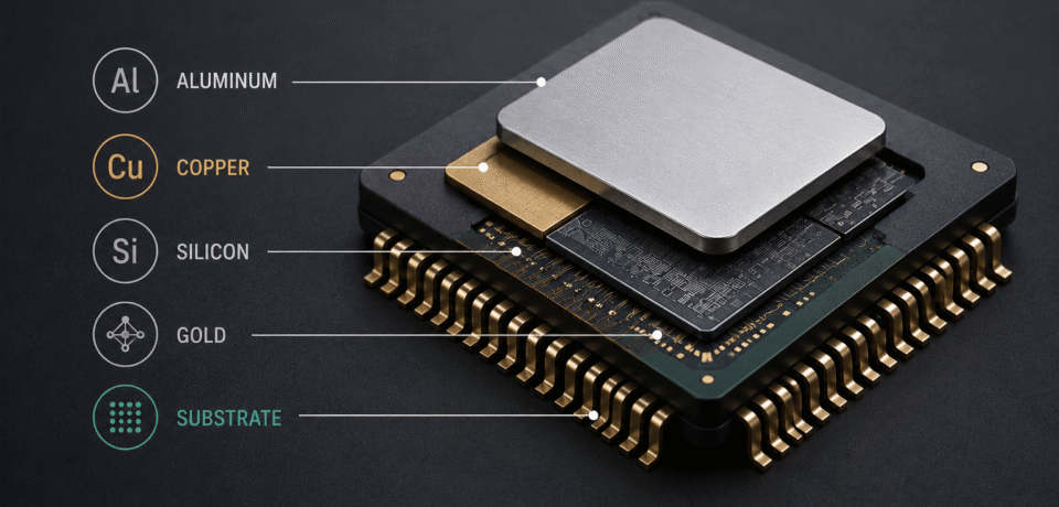 What Metal Are Computer Chips Made From And What Else Is Inside What Metal Are Computer Chips Made From And What Else Is Inside