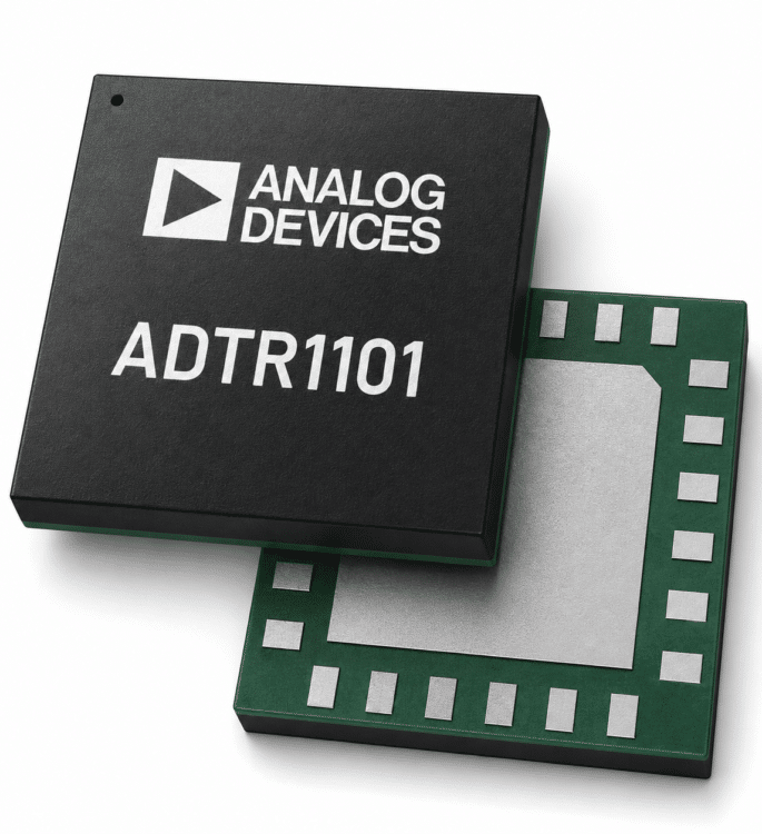 ADTR1101ACCZ (8 GHz to 12 GHz RF Front-End IC)