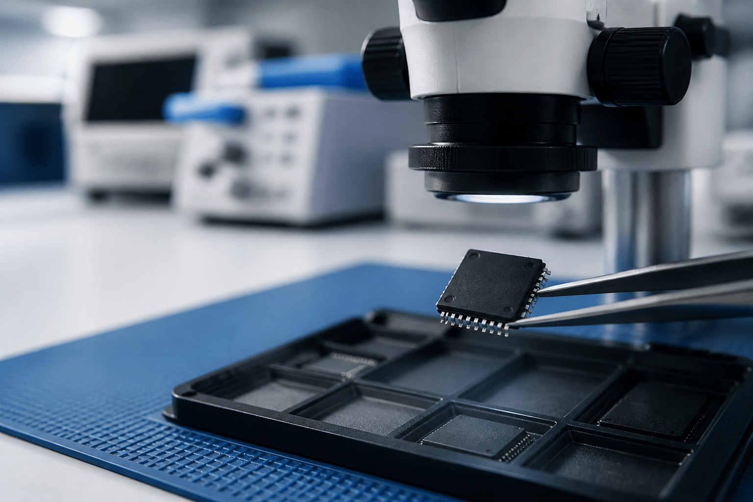 Electronic component quality evidence available for review before shipment